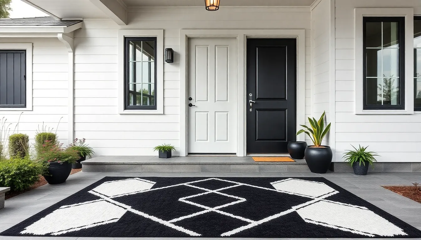 15 Stylish Front Porch Rug Ideas That'll Transform Your Entryway in 2025 10 15 Stylish Front Porch Rug Ideas That'll Transform Your Entryway in 2025 9