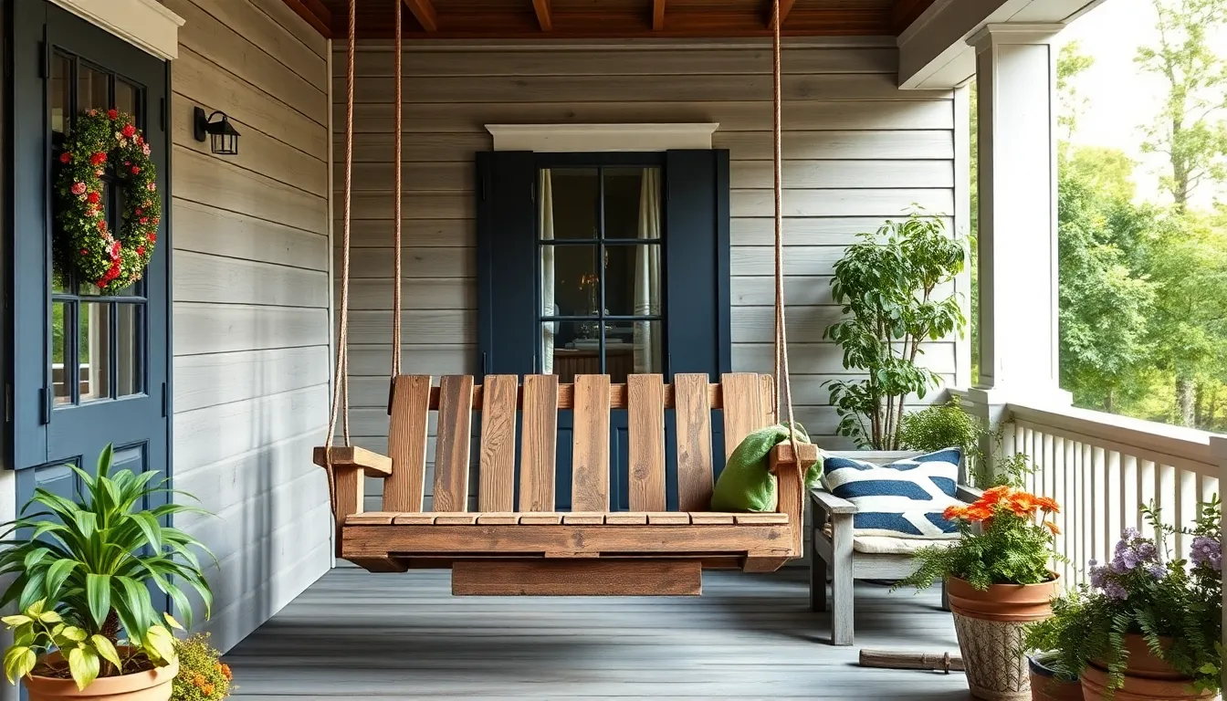 25 Stunning Front Porch Swing Ideas to Transform Your Home's Curb Appeal 10 25 Stunning Front Porch Swing Ideas to Transform Your Home's Curb Appeal 9