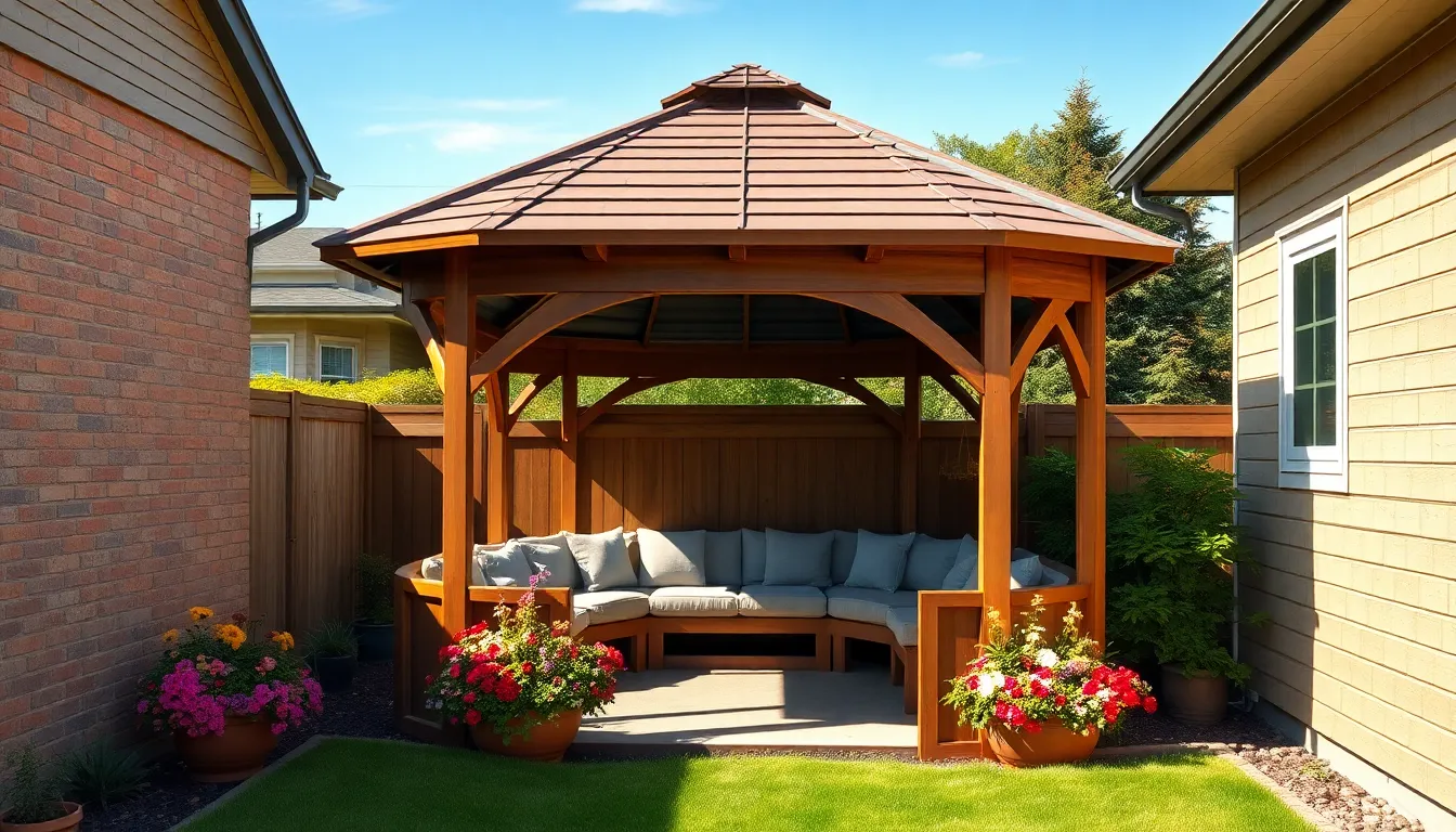 25 Stunning Enclosed Backyard Gazebo Ideas to Transform Your Outdoor Space 10 25 Stunning Enclosed Backyard Gazebo Ideas to Transform Your Outdoor Space 9
