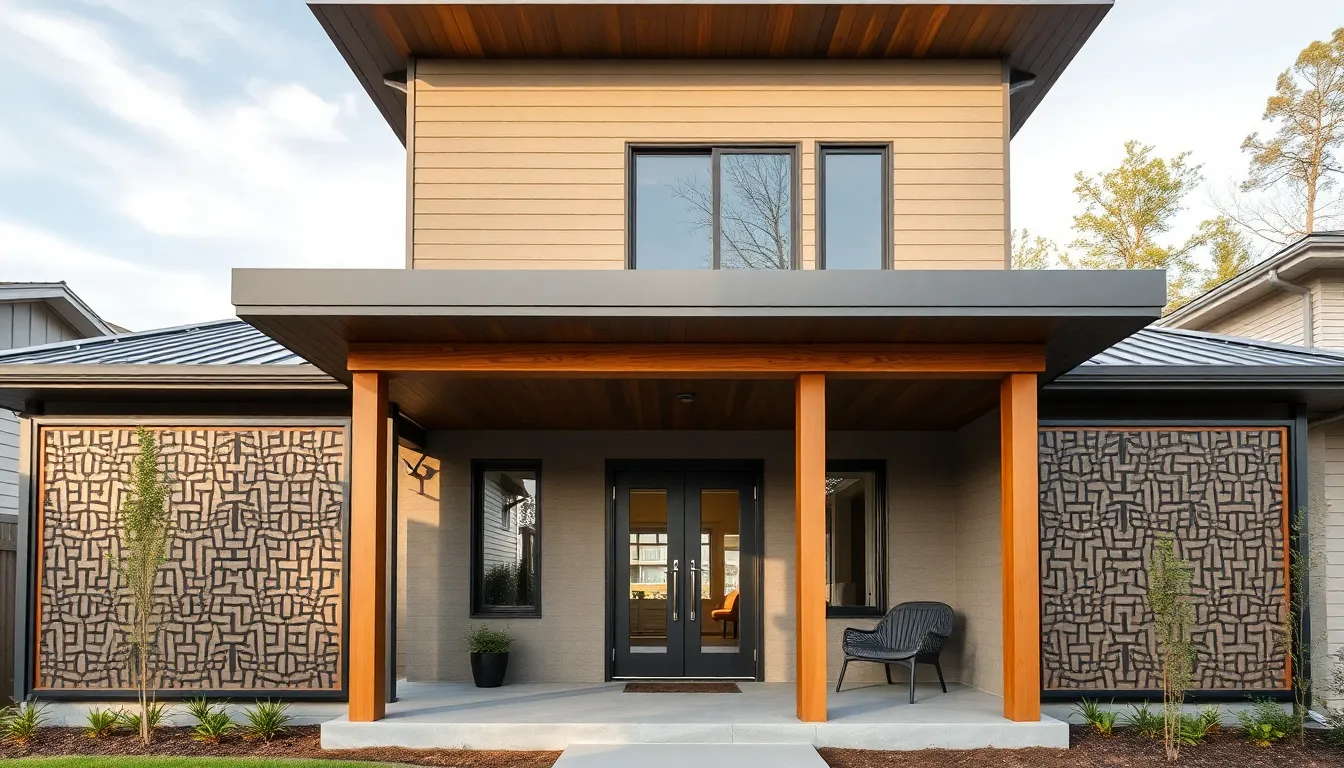 25 Modern Front Porch Ideas That Will Transform Your Home's Curb Appeal 10 25 Modern Front Porch Ideas That Will Transform Your Home's Curb Appeal 9