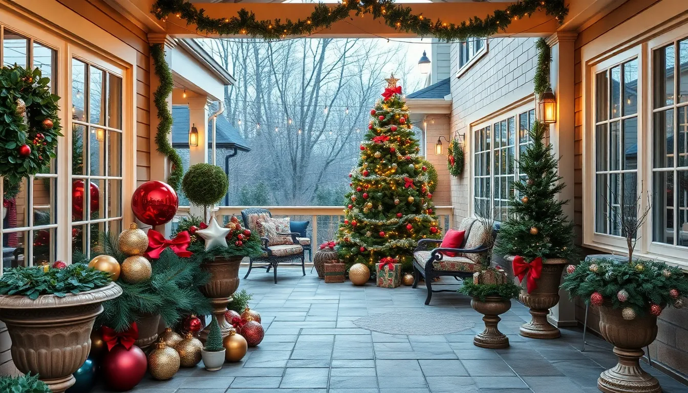 25 Stunning Patio Christmas Decorating Ideas to Transform Your Outdoor Space 10 25 Stunning Patio Christmas Decorating Ideas to Transform Your Outdoor Space 9