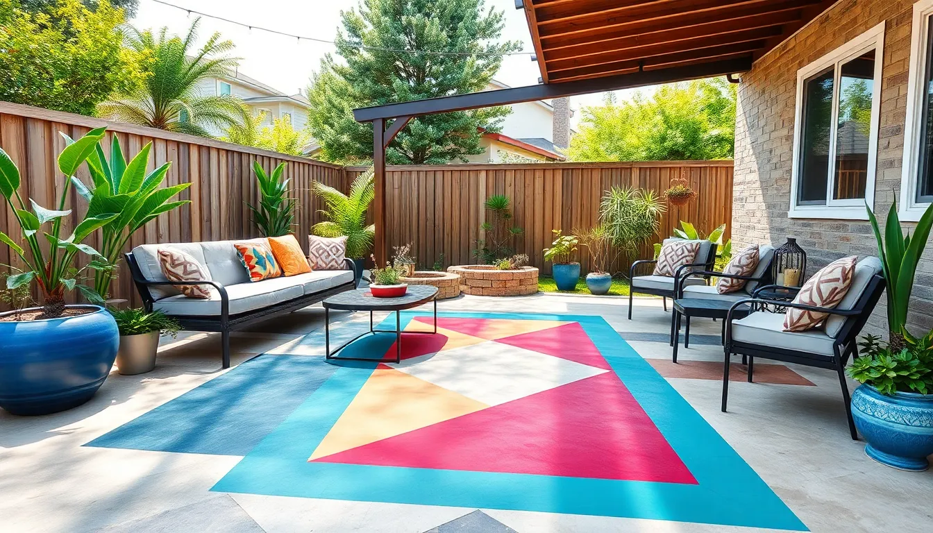 15 Stunning Patio Concrete Floor Ideas That'll Transform Your Outdoor Space 10 15 Stunning Patio Concrete Floor Ideas That'll Transform Your Outdoor Space 9