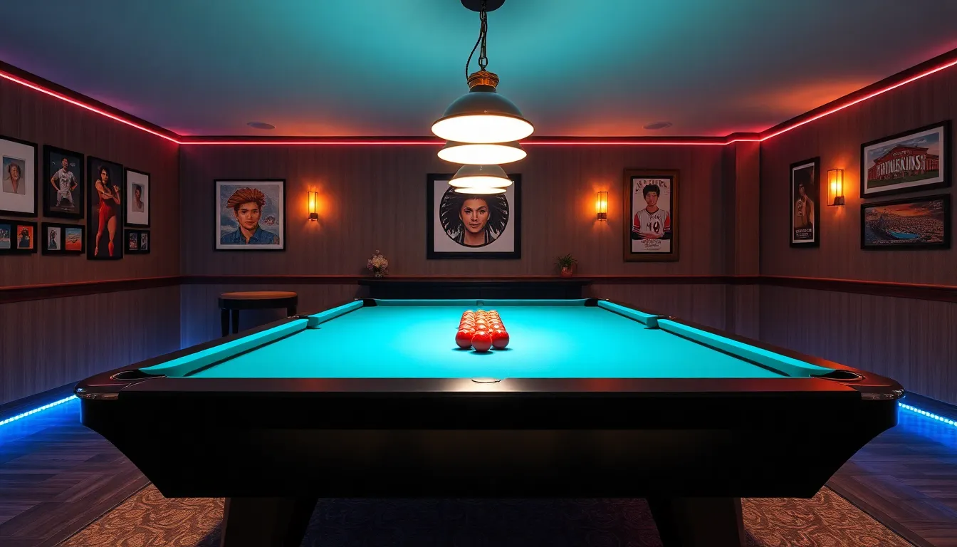 50+ Pool Table Room Ideas That'll Transform Your Home Into the Ultimate Game Room 10 50+ Pool Table Room Ideas That'll Transform Your Home Into the Ultimate Game Room 9