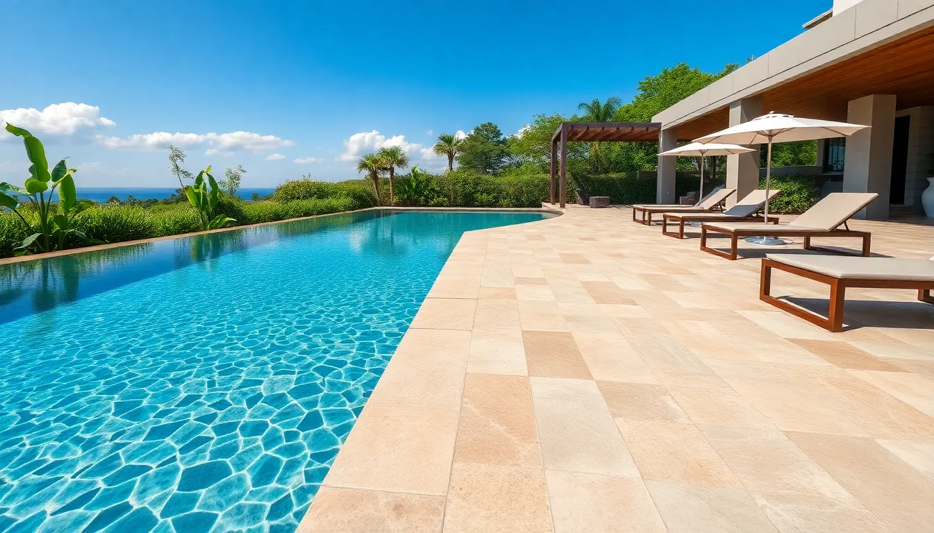 25 Stunning Pool Waterline Tile Ideas to Transform Your Swimming Pool 10 25 Stunning Pool Waterline Tile Ideas to Transform Your Swimming Pool 9