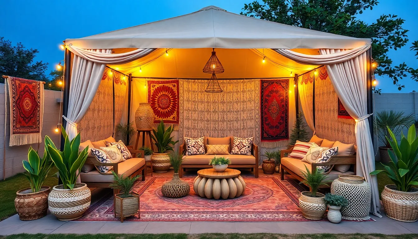 15 Stunning Pop Up Gazebo Decorating Ideas to Transform Your Outdoor Space 9