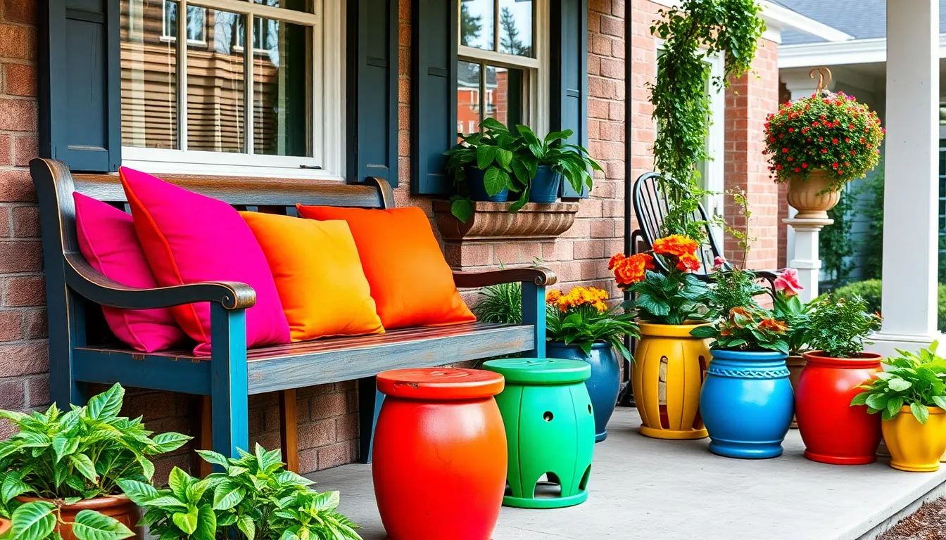 25 Small Front Porch Furniture Ideas That Maximize Style & Space (2025) 10 25 Small Front Porch Furniture Ideas That Maximize Style & Space (2025) 9