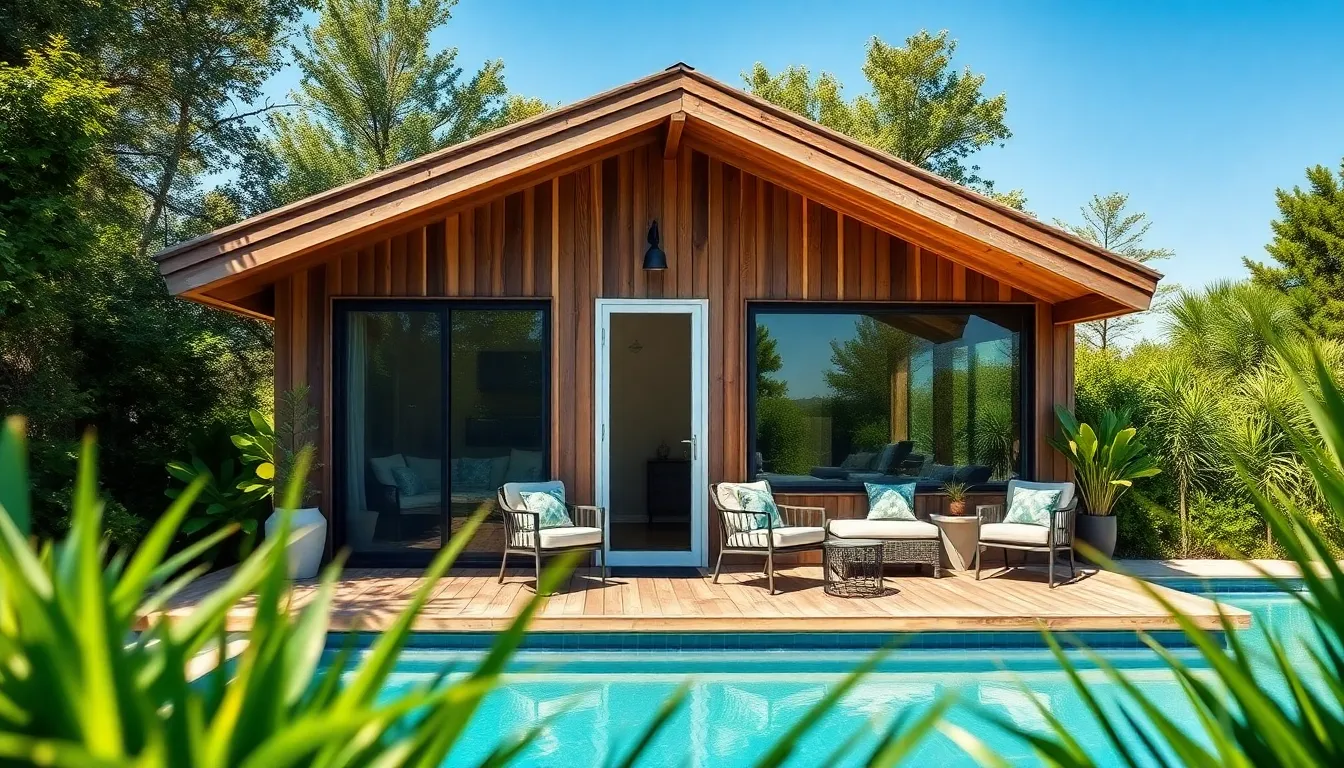 25 Small Pool House Ideas That'll Transform Your Backyard Into a Resort 10 25 Small Pool House Ideas That'll Transform Your Backyard Into a Resort 9