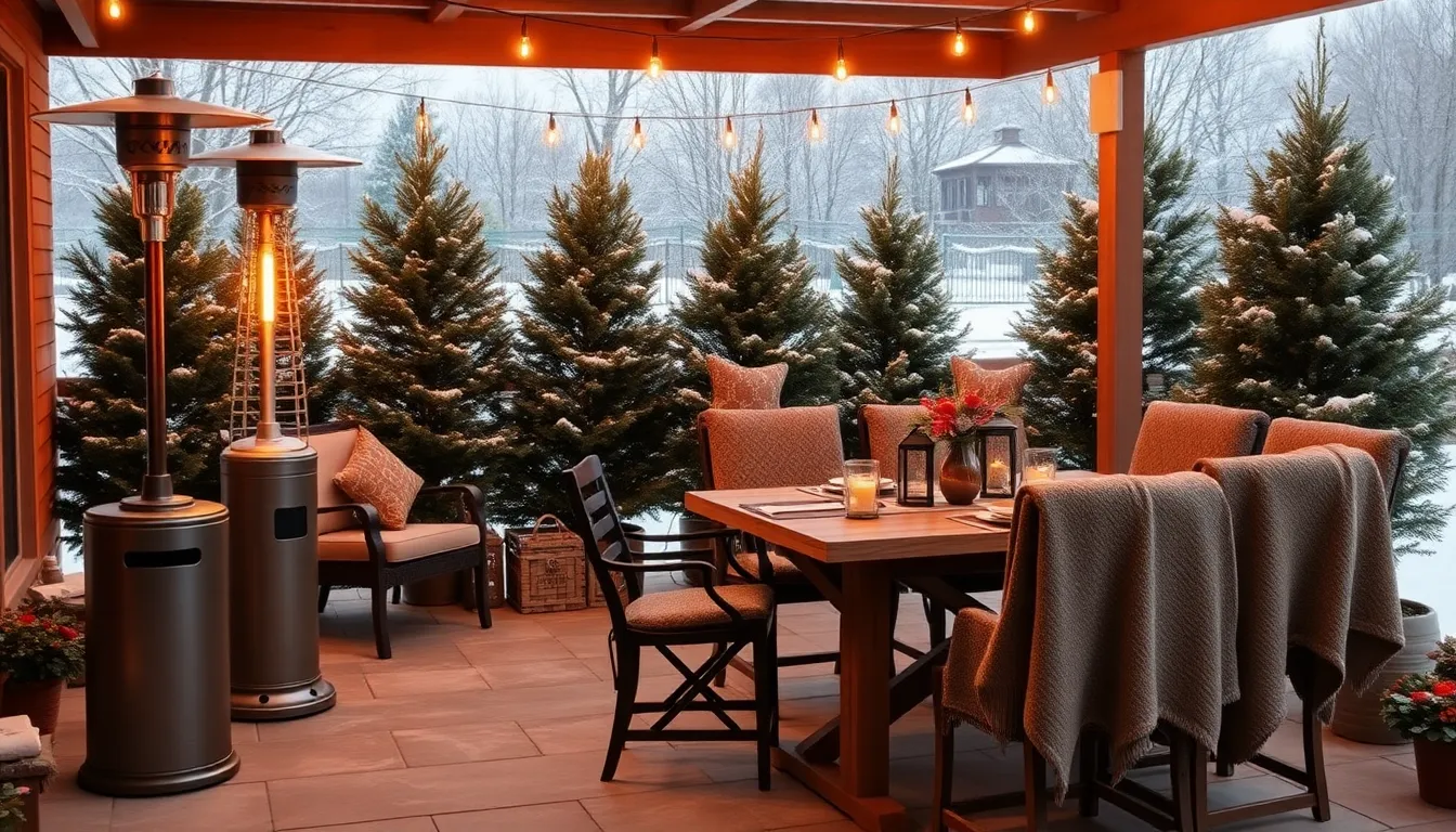 15 Cozy Winter Patio Ideas That Work in Cold Weather (Even Below Freezing!) 10 15 Cozy Winter Patio Ideas That Work in Cold Weather (Even Below Freezing!) 9