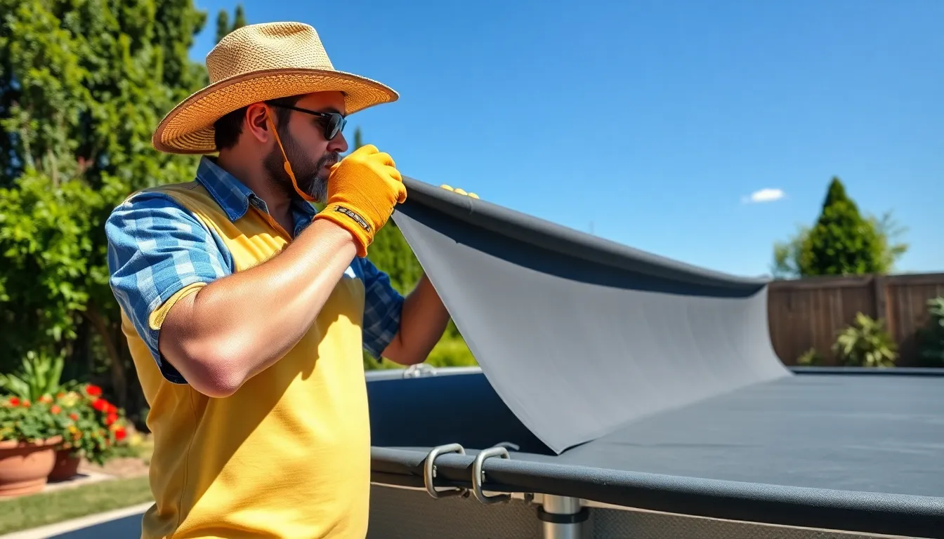 15 Above Ground Pool Cover Ideas That Will Save You Money & Time 12 15 Above Ground Pool Cover Ideas That Will Save You Money & Time 11