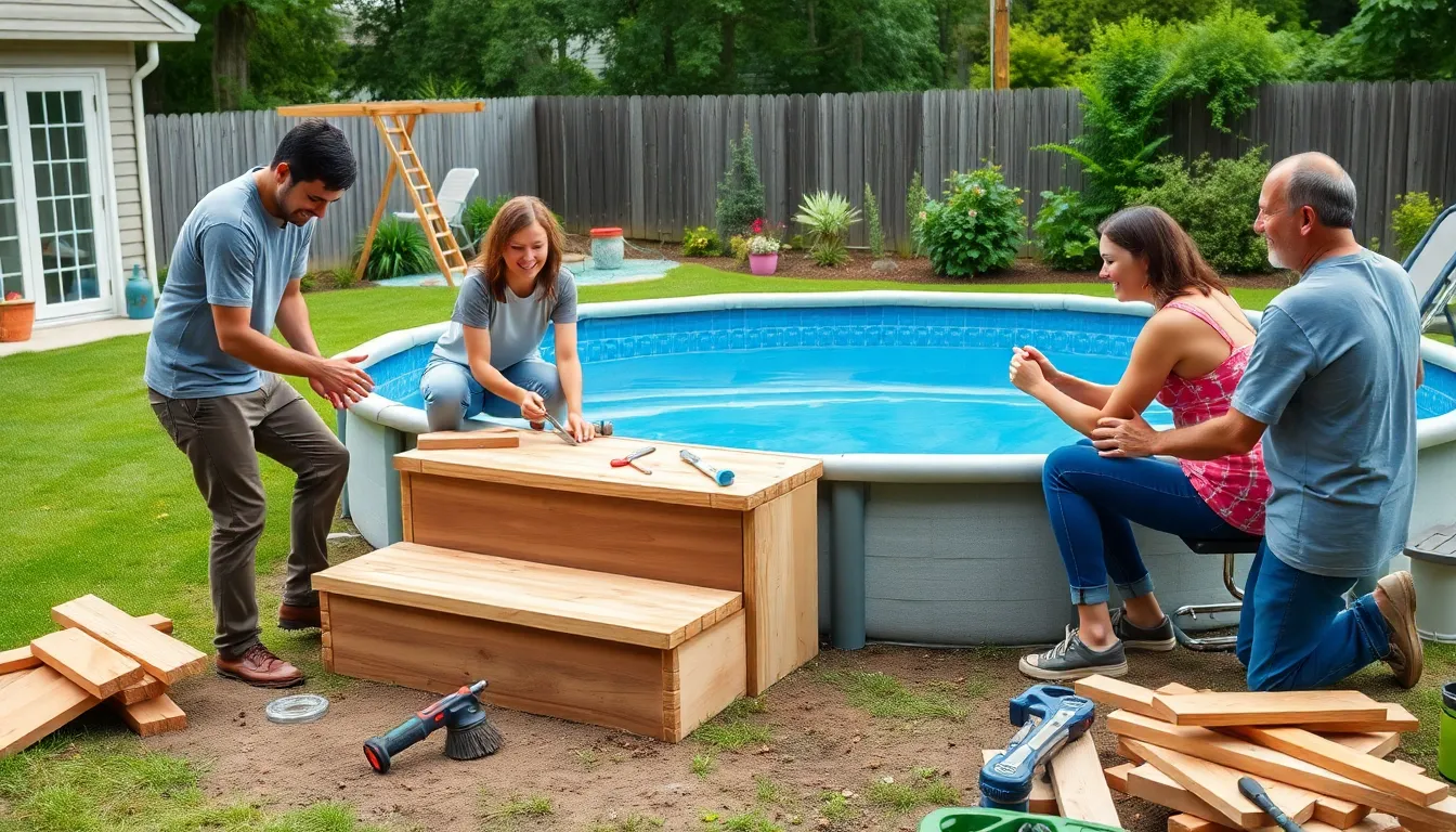25 DIY Above Ground Pool Ideas on a Budget That Look Expensive (Under $500!) 11