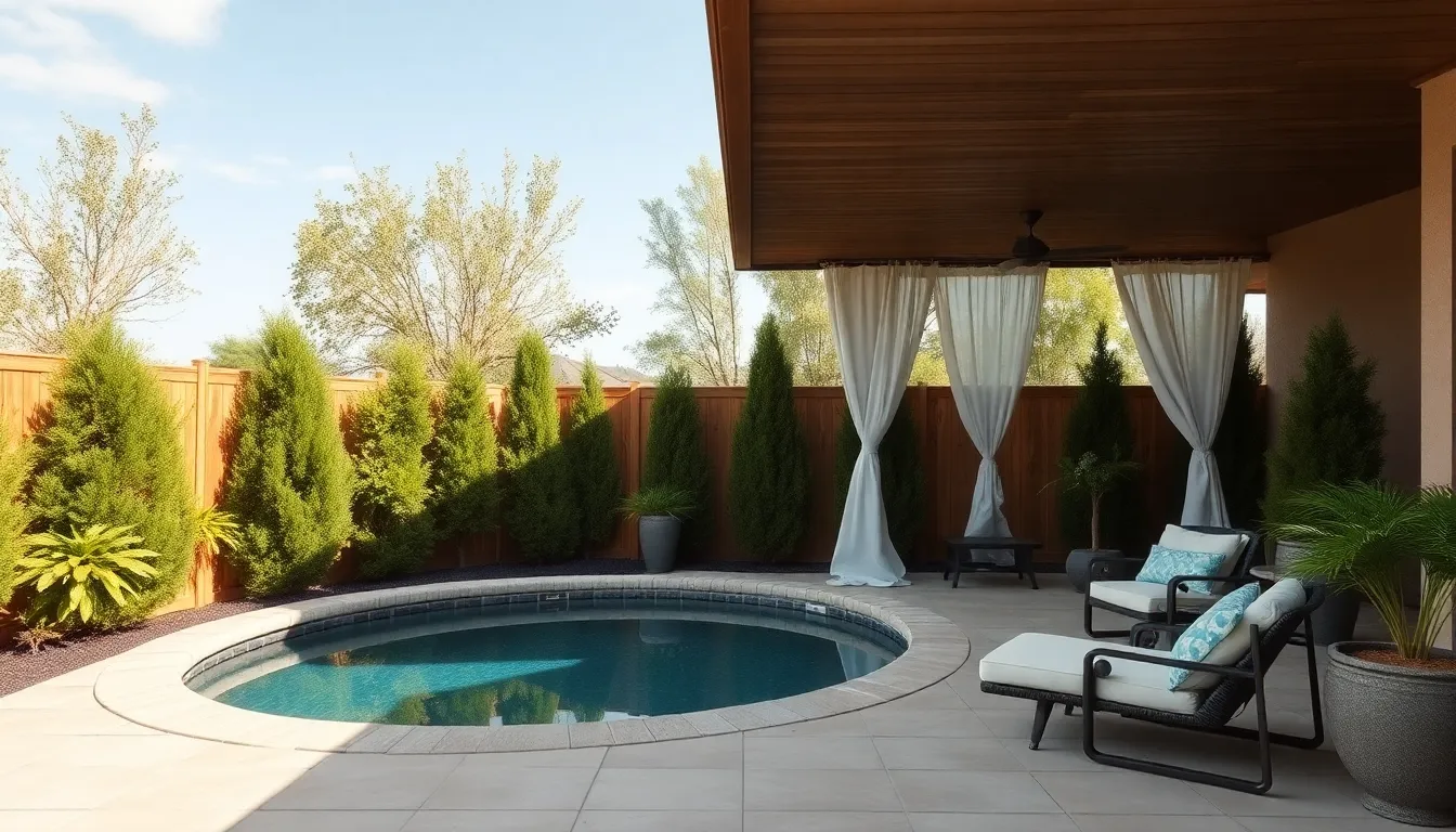25 Above Ground Pool Patio Ideas That'll Transform Your Backyard (2025) 12 25 Above Ground Pool Patio Ideas That'll Transform Your Backyard (2025) 11