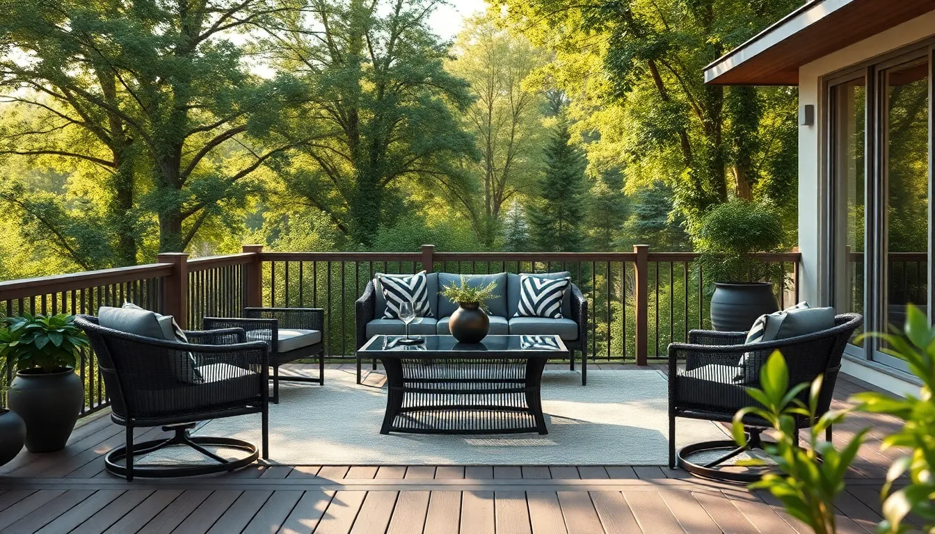 27 Stunning Black Patio Furniture Ideas to Transform Your Outdoor Space 12 27 Stunning Black Patio Furniture Ideas to Transform Your Outdoor Space 11