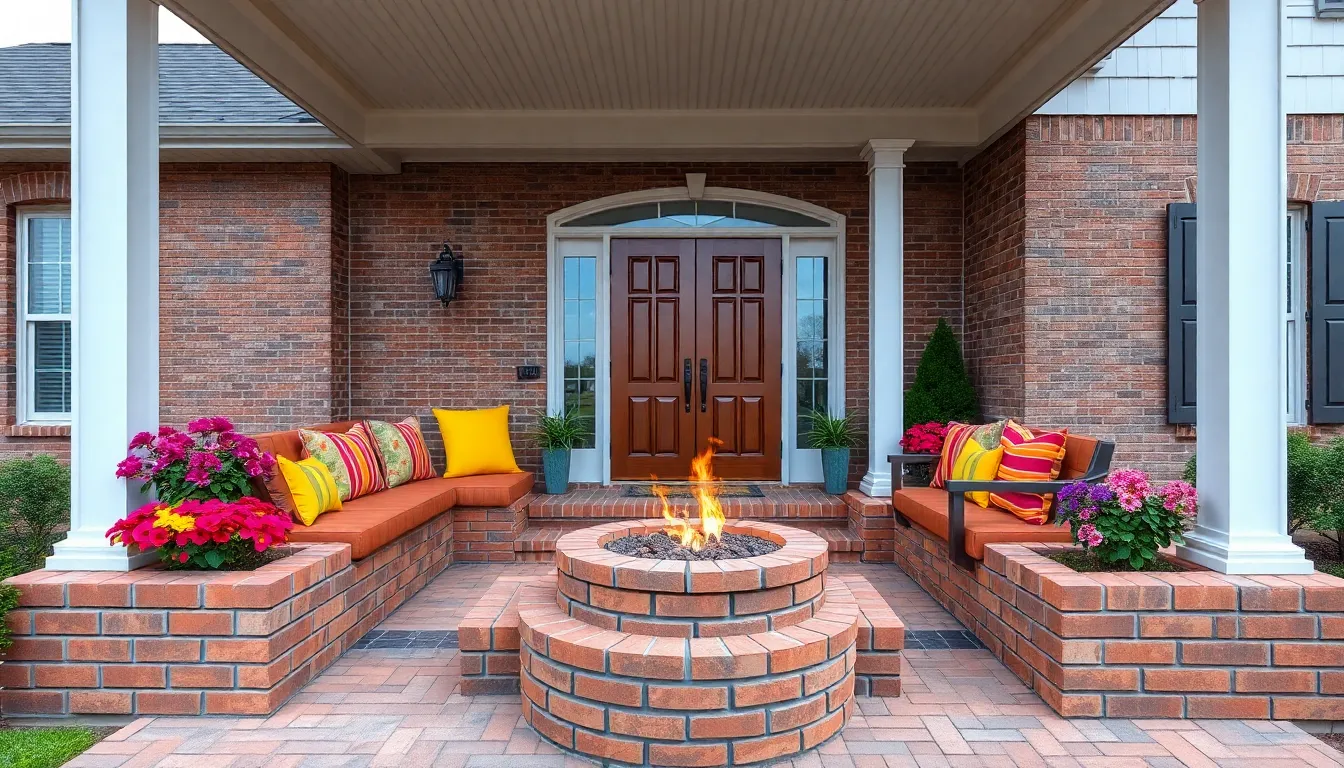 25 Stunning Brick Front Porch Ideas to Transform Your Home's Curb Appeal 12 25 Stunning Brick Front Porch Ideas to Transform Your Home's Curb Appeal 11