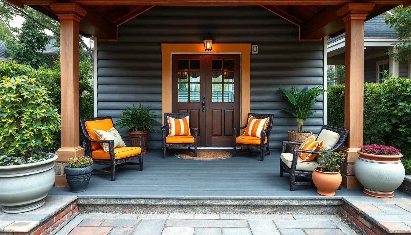25 Stunning Bungalow Front Porch Ideas to Transform Your Home's Curb Appeal 12 25 Stunning Bungalow Front Porch Ideas to Transform Your Home's Curb Appeal 11