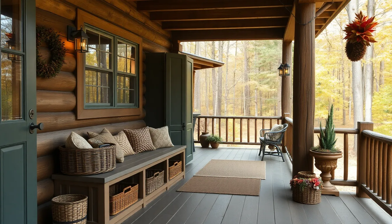 27 Stunning Cabin Front Porch Ideas That'll Make Your Neighbors Jealous 12 27 Stunning Cabin Front Porch Ideas That'll Make Your Neighbors Jealous 11