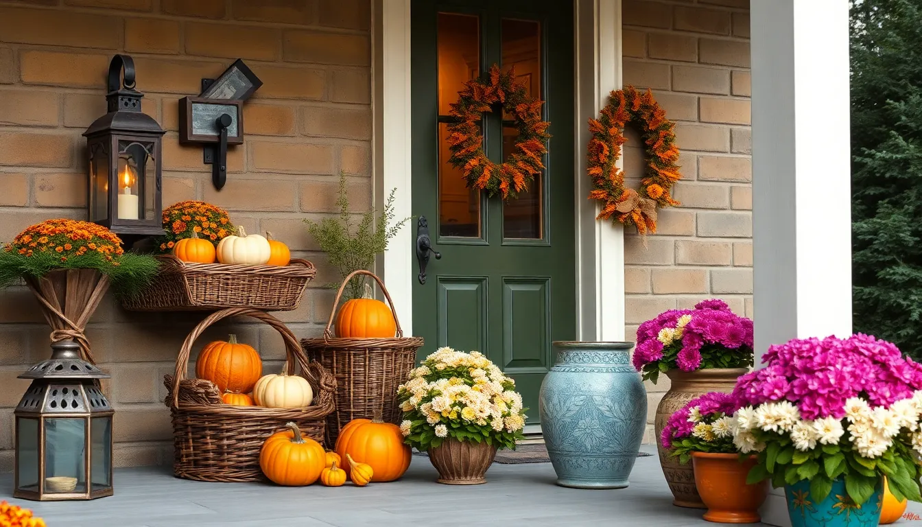 25 Cheap Fall Porch Decor Ideas That'll Transform Your Home for Under $20 12 25 Cheap Fall Porch Decor Ideas That'll Transform Your Home for Under $20 11