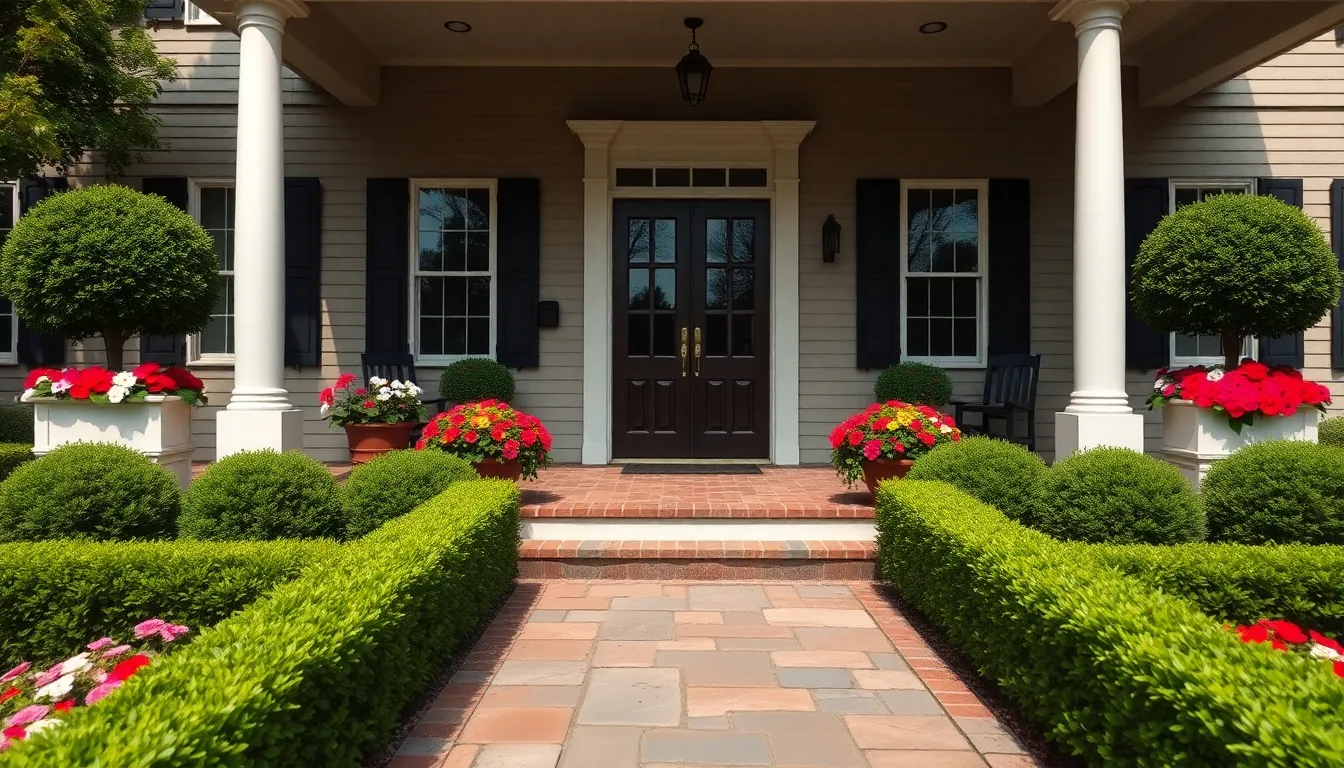 25 Stunning Colonial Front Porch Ideas That Transform Any Home 12 25 Stunning Colonial Front Porch Ideas That Transform Any Home 11