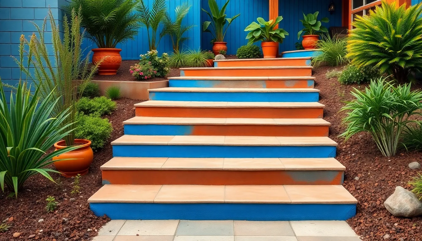 25 Stunning Concrete Patio Ideas with Steps to Transform Your Backyard 12 25 Stunning Concrete Patio Ideas with Steps to Transform Your Backyard 11