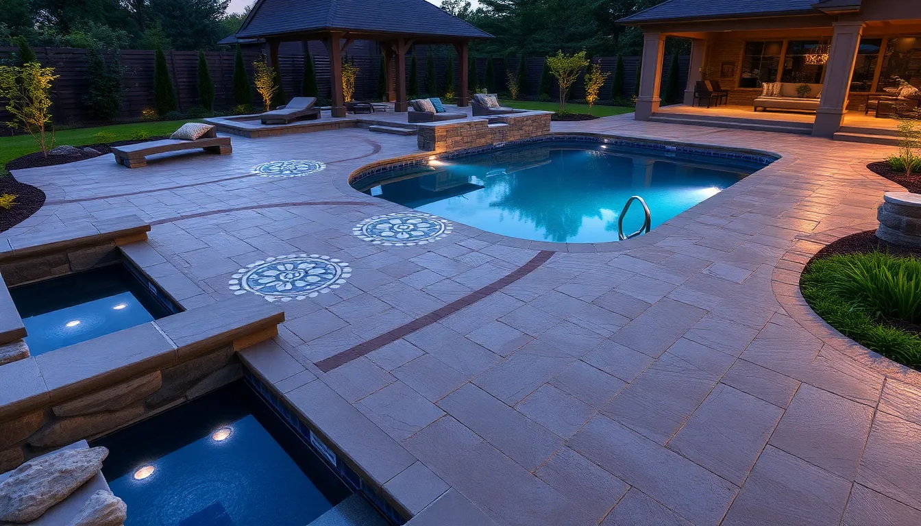 15 Stunning Concrete Pool Deck Ideas That Transform Your Backyard (2025 Guide) 12 15 Stunning Concrete Pool Deck Ideas That Transform Your Backyard (2025 Guide) 11
