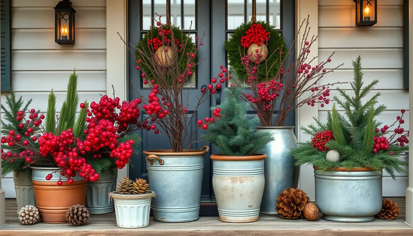 25 Farmhouse Christmas Porch Ideas That'll Make Your Neighbors Jealous This Holiday 11