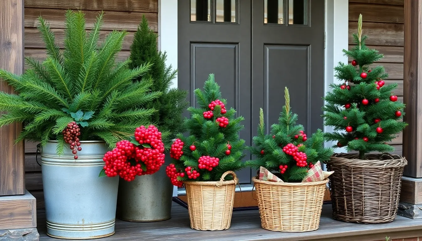 30 Rustic Front Porch Christmas Decor Ideas That'll Make Your Home the Talk of the Block 12 30 Rustic Front Porch Christmas Decor Ideas That'll Make Your Home the Talk of the Block 11