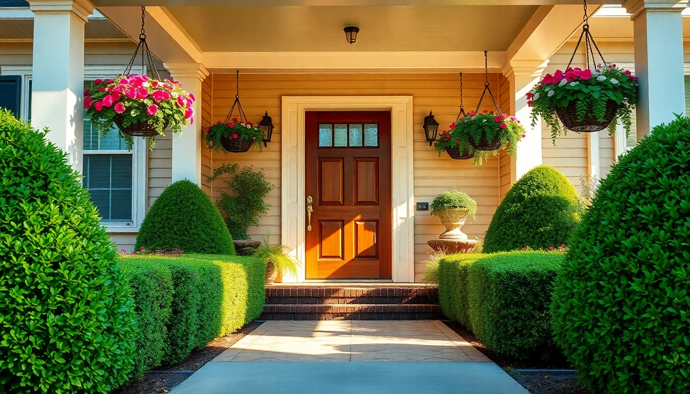 27 Front Porch Landscaping Ideas That Boost Curb Appeal on Any Budget 12 27 Front Porch Landscaping Ideas That Boost Curb Appeal on Any Budget 11