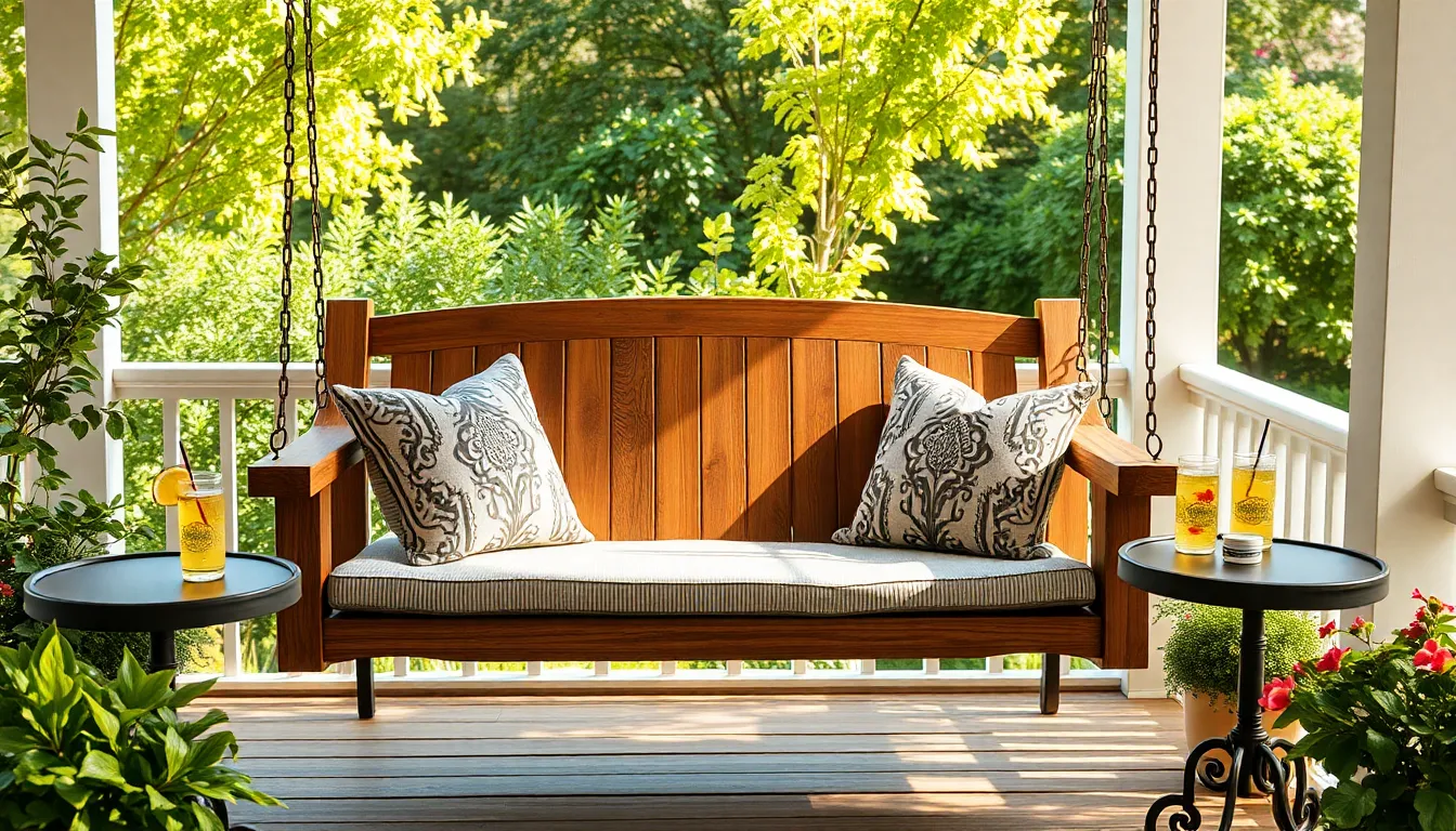 25 Stunning Front Porch Swing Ideas to Transform Your Home's Curb Appeal 12 25 Stunning Front Porch Swing Ideas to Transform Your Home's Curb Appeal 11
