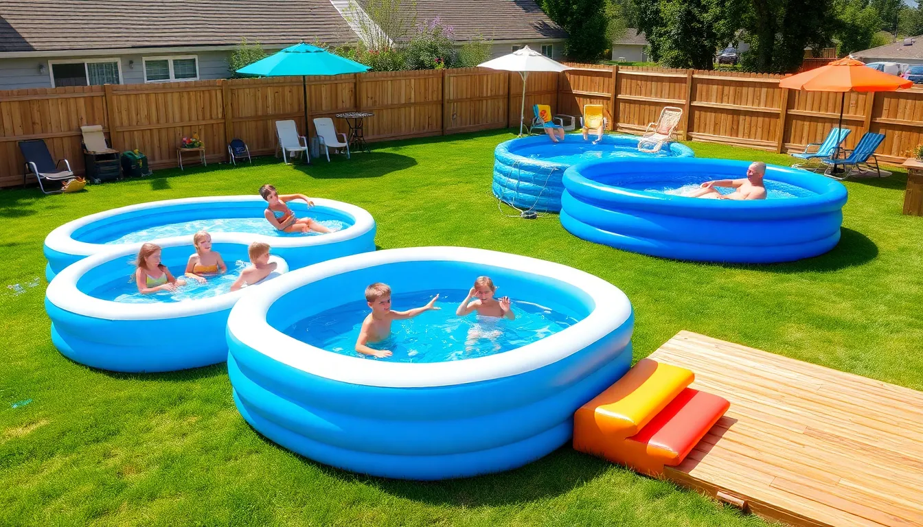 25 Creative Inflatable Pool Ideas to Transform Your Backyard Into a Summer Oasis 12 25 Creative Inflatable Pool Ideas to Transform Your Backyard Into a Summer Oasis 11