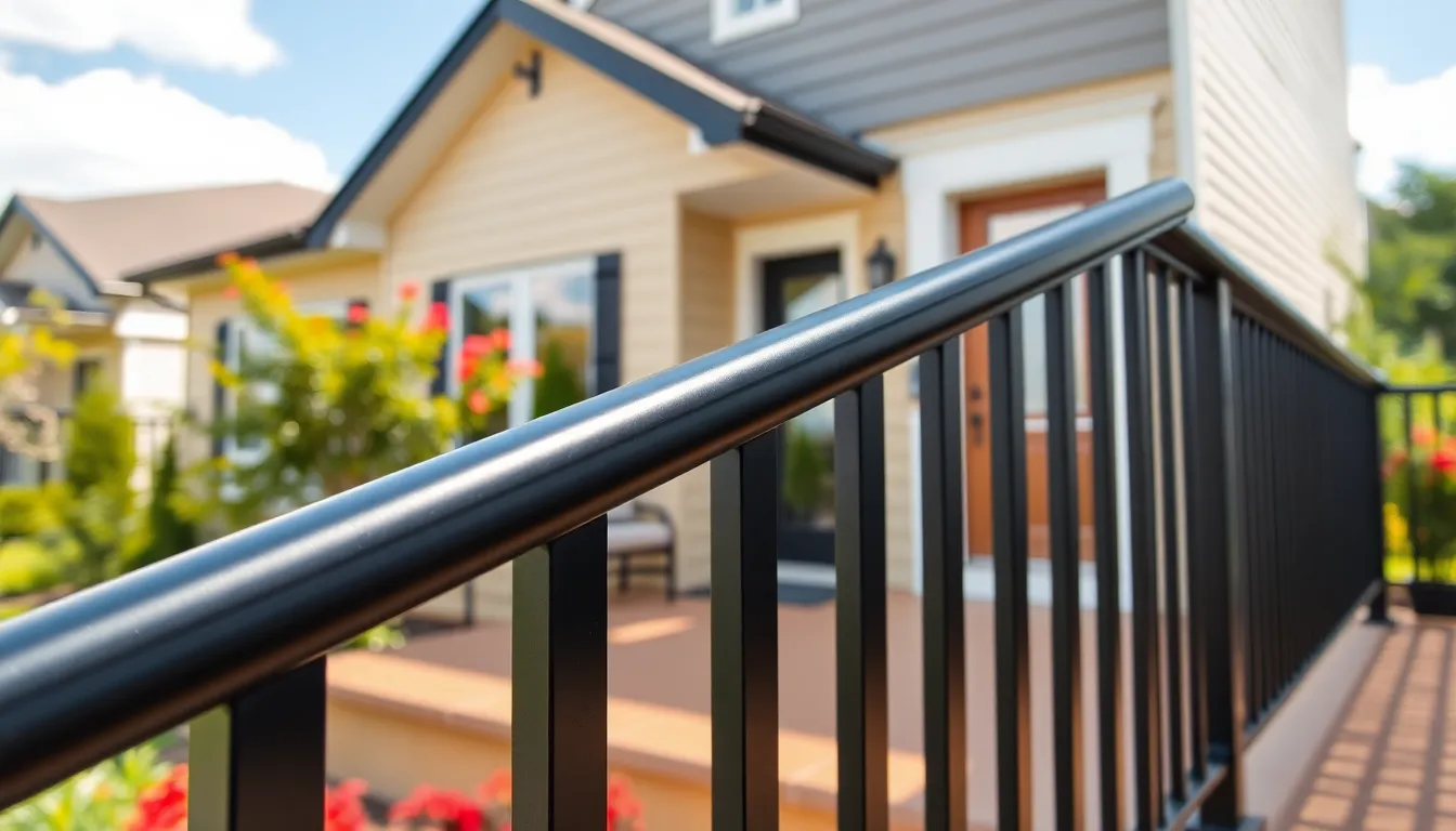 25 Stunning Metal Porch Railing Ideas to Transform Your Home's Curb Appeal 12 25 Stunning Metal Porch Railing Ideas to Transform Your Home's Curb Appeal 11