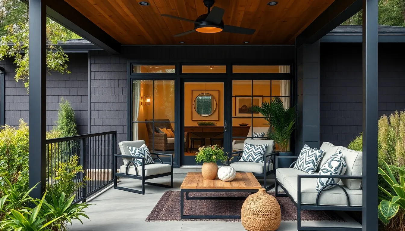 25 Modern Porch Ideas to Transform Your Home's Entrance in 2025 12 25 Modern Porch Ideas to Transform Your Home's Entrance in 2025 11
