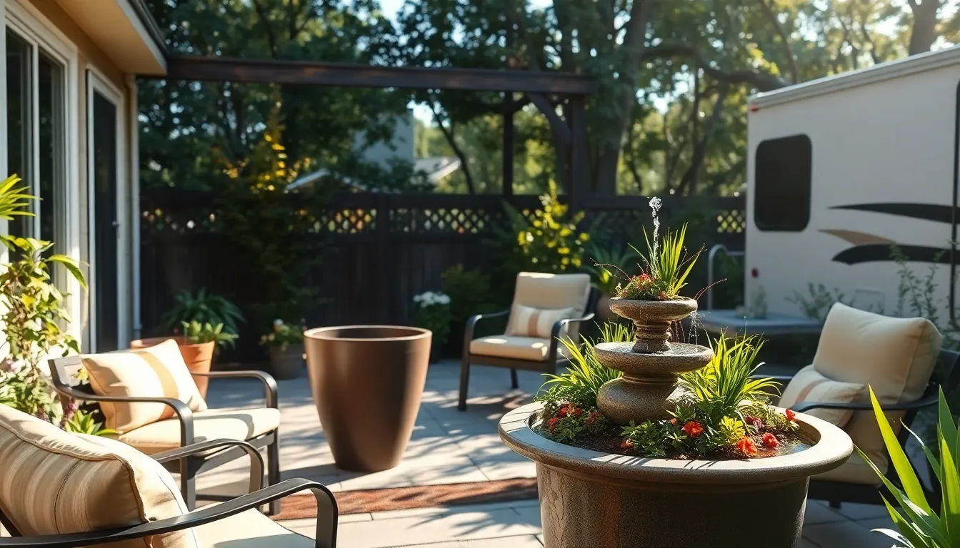25 Genius Outdoor RV Patio Ideas That Transform Your Campsite Into Paradise 12 25 Genius Outdoor RV Patio Ideas That Transform Your Campsite Into Paradise 11