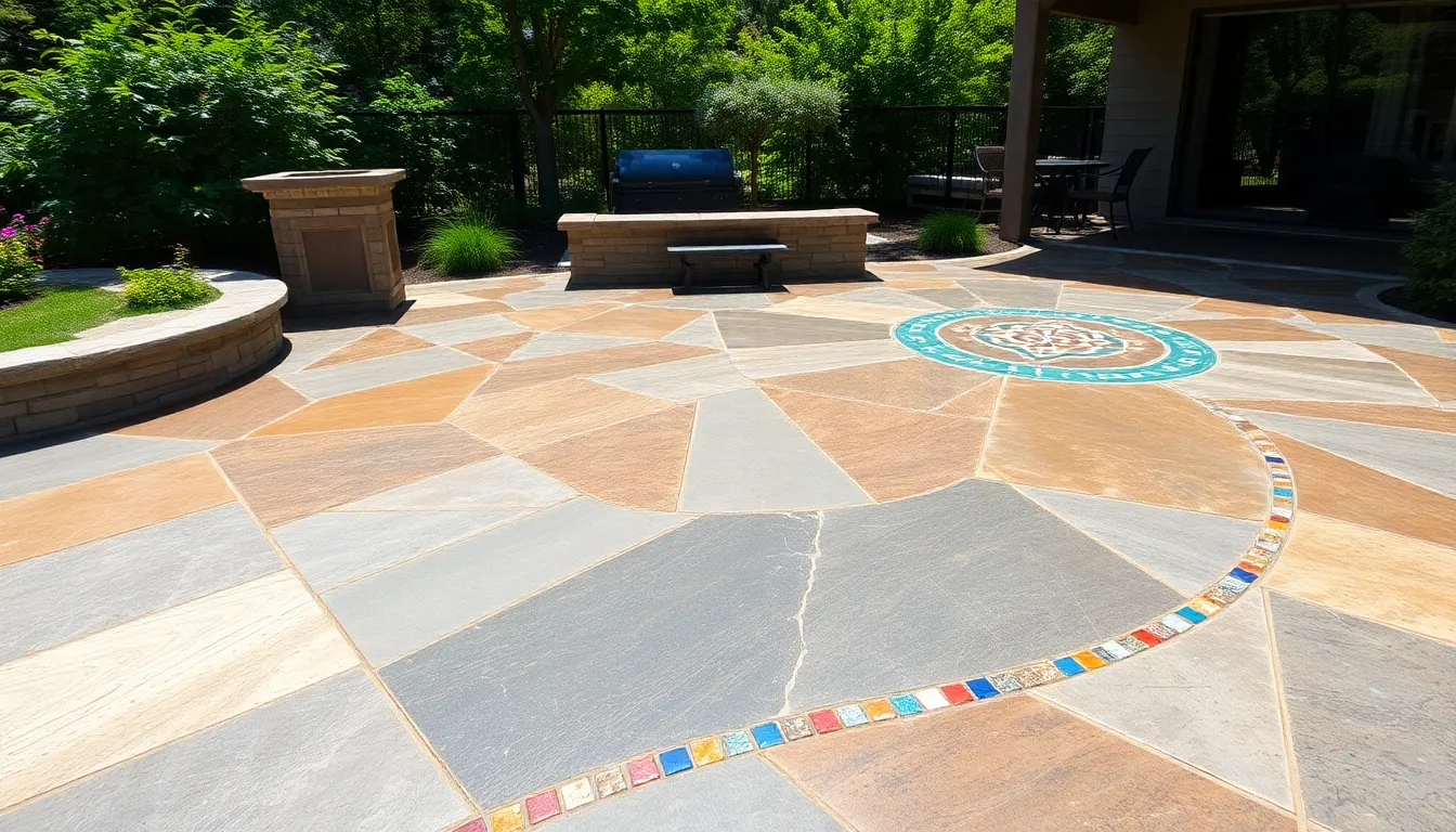 15 Stunning Patio Concrete Floor Ideas That'll Transform Your Outdoor Space 12 15 Stunning Patio Concrete Floor Ideas That'll Transform Your Outdoor Space 11