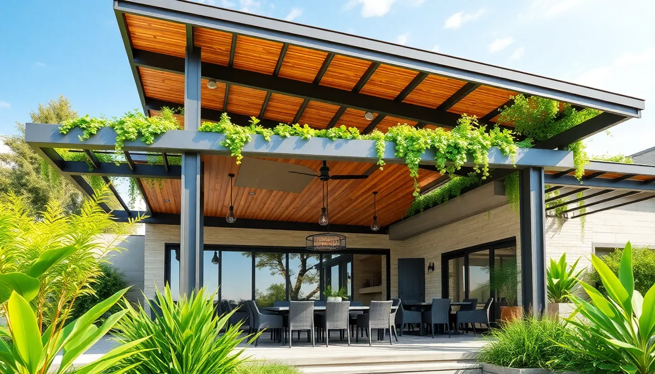 12 Stunning Patio Roof Ideas Attached to House That Add Value & Style 12 12 Stunning Patio Roof Ideas Attached to House That Add Value & Style 11