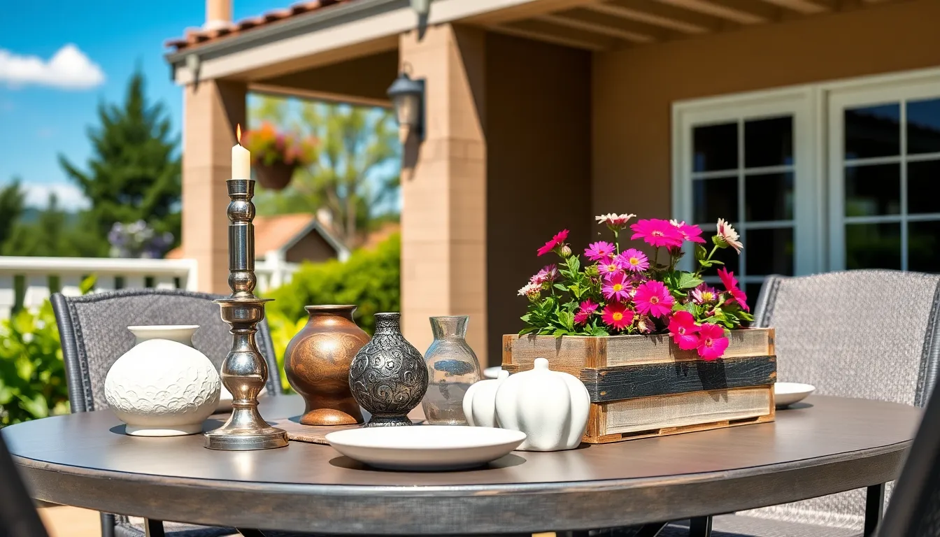25 Stunning Patio Table Decorating Ideas to Transform Your Outdoor Space 12 25 Stunning Patio Table Decorating Ideas to Transform Your Outdoor Space 11