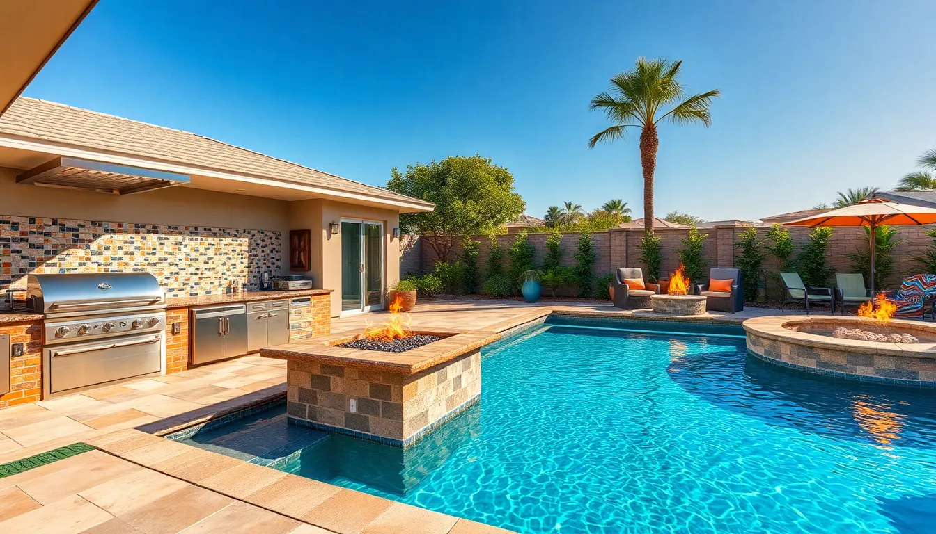 25 Stunning Pool Area Decorating Ideas to Transform Your Backyard Oasis 12 25 Stunning Pool Area Decorating Ideas to Transform Your Backyard Oasis 11