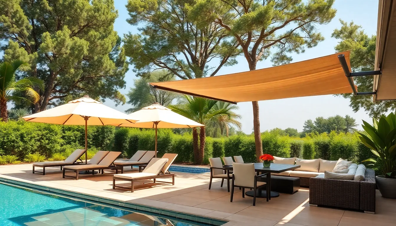 25 Stunning Pool Deck Seating Ideas to Transform Your Backyard Oasis 12 25 Stunning Pool Deck Seating Ideas to Transform Your Backyard Oasis 11