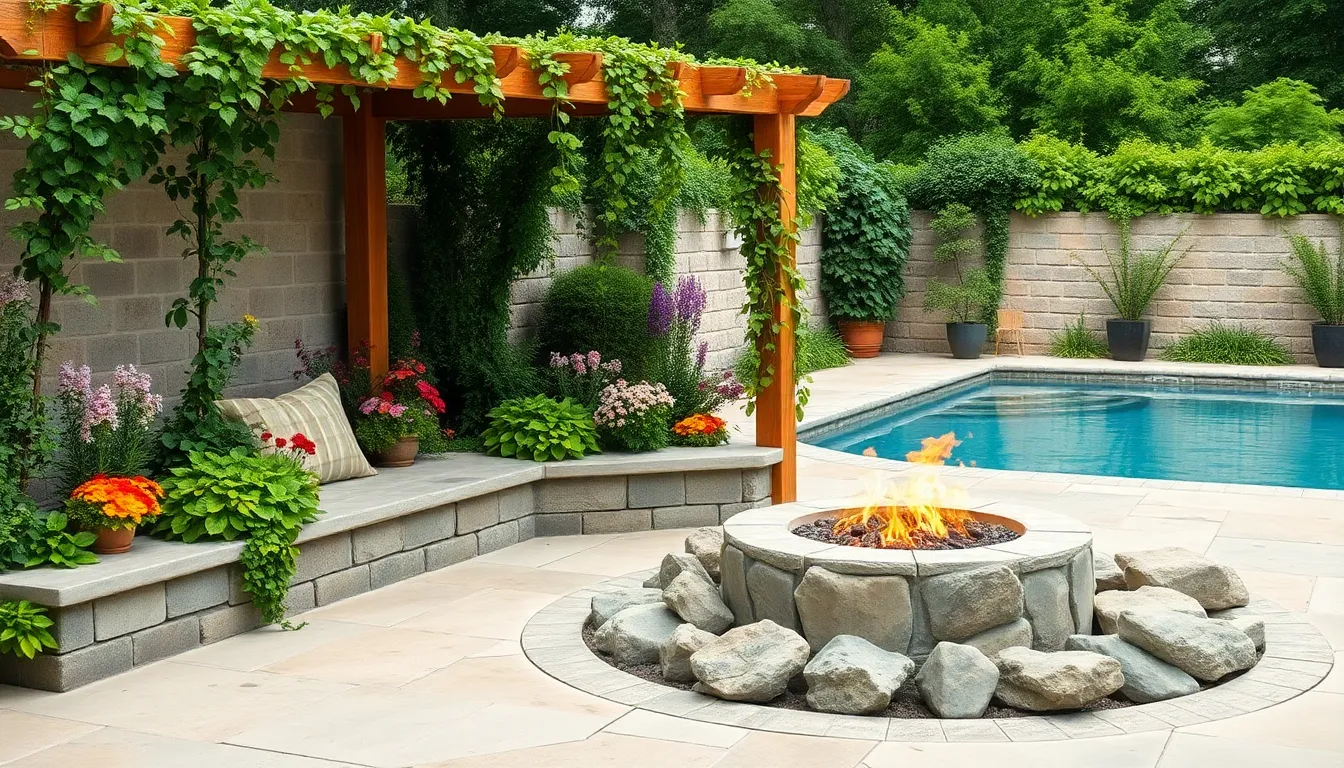 25 Stunning Pool Sitting Area Ideas to Transform Your Backyard Into a Resort 12 25 Stunning Pool Sitting Area Ideas to Transform Your Backyard Into a Resort 11