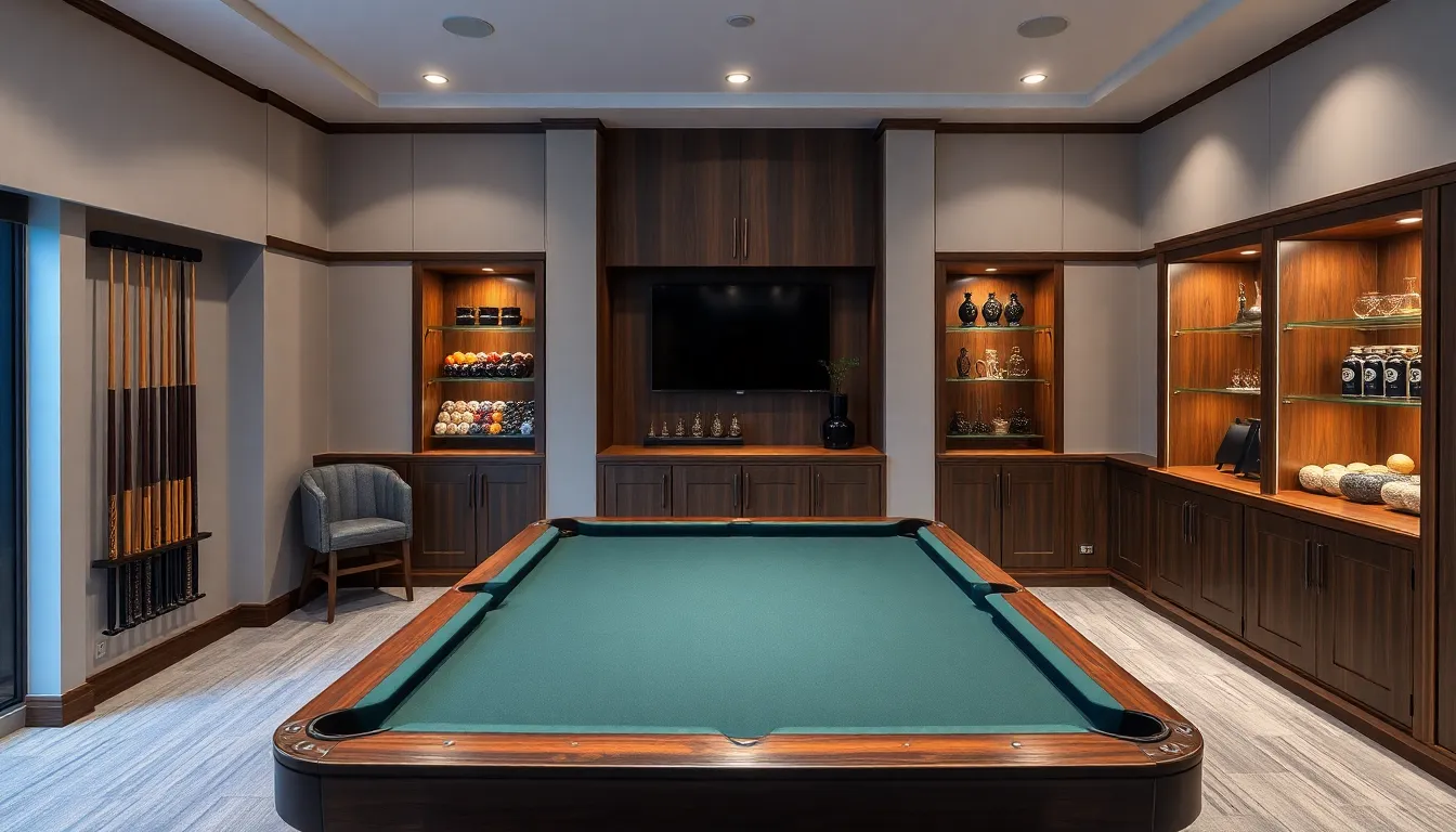 50+ Pool Table Room Ideas That'll Transform Your Home Into the Ultimate Game Room 12 50+ Pool Table Room Ideas That'll Transform Your Home Into the Ultimate Game Room 11
