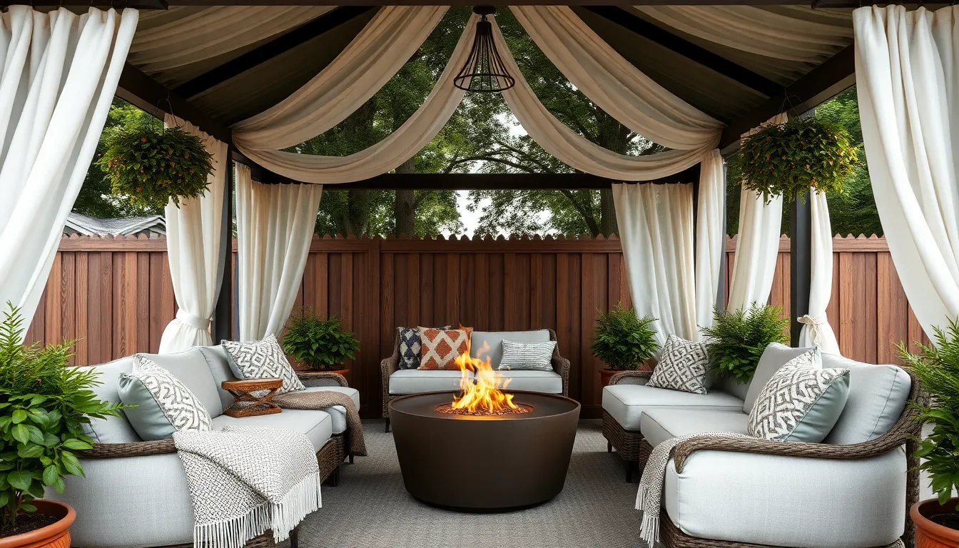 15 Stunning Pop Up Gazebo Decorating Ideas to Transform Your Outdoor Space 11