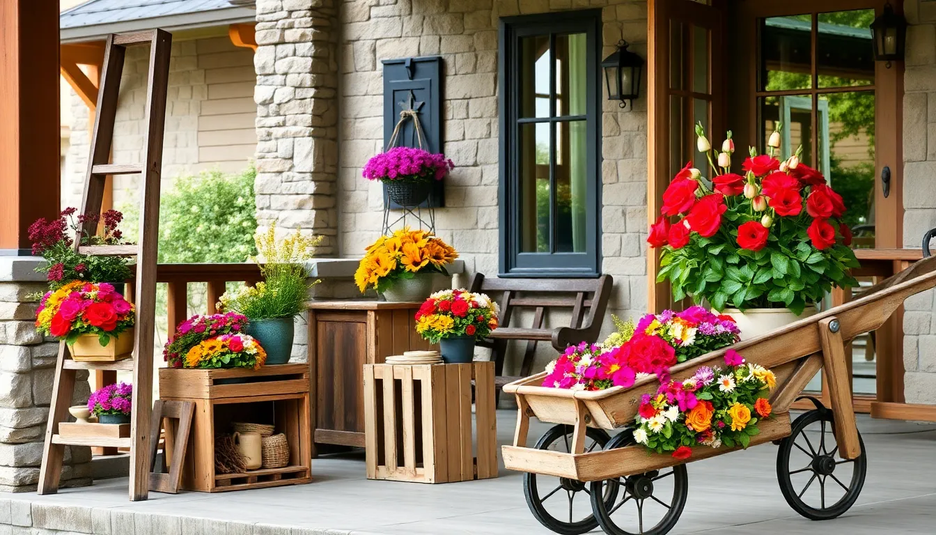 27 Rustic Front Porch Ideas That'll Transform Your Home's Curb Appeal 12 27 Rustic Front Porch Ideas That'll Transform Your Home's Curb Appeal 11