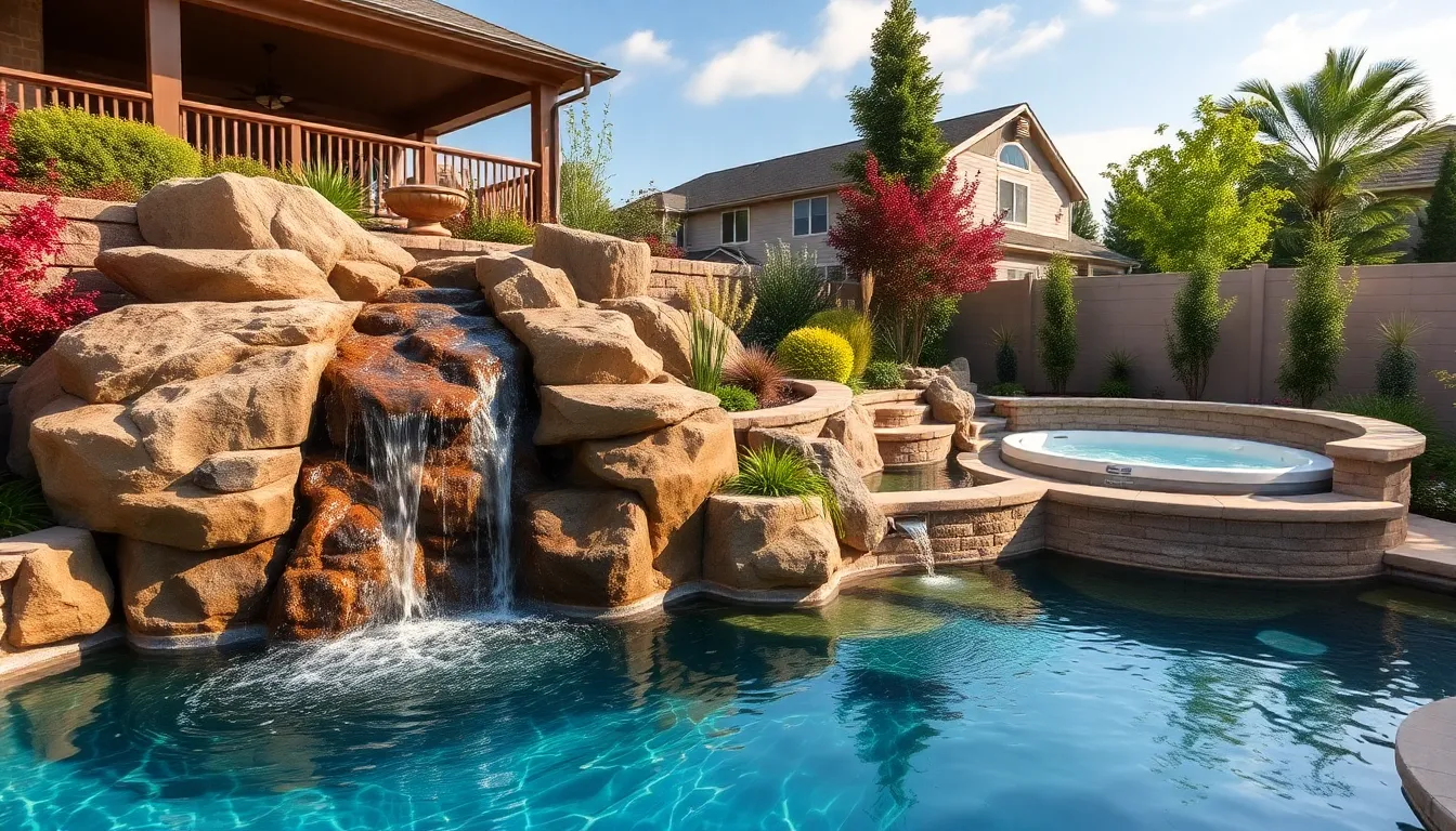 25 Semi Inground Pool Ideas That'll Transform Your Backyard Into a Resort 12 25 Semi Inground Pool Ideas That'll Transform Your Backyard Into a Resort 11