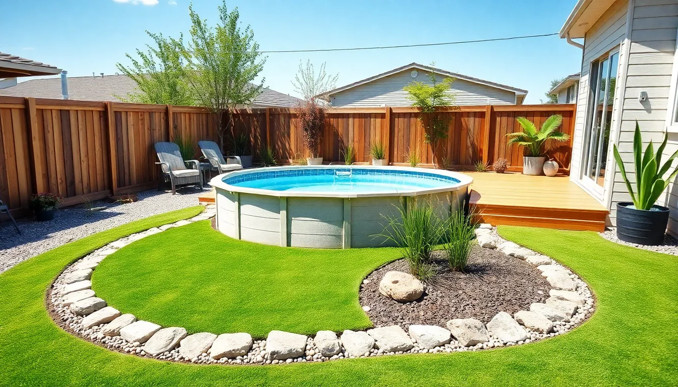 25 Small Above Ground Pool Ideas That Transform Tiny Backyards (2025) 12 25 Small Above Ground Pool Ideas That Transform Tiny Backyards (2025) 11