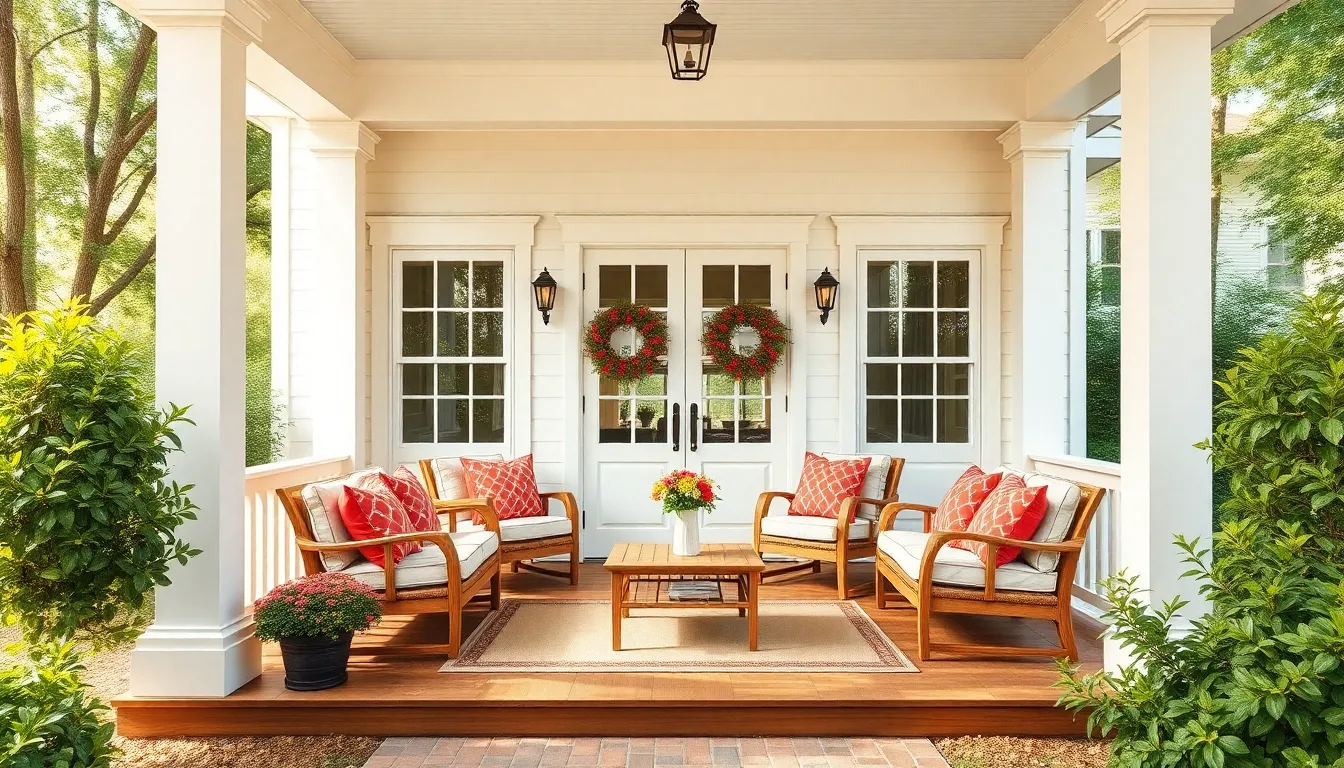 25 Southern Front Porch Ideas to Transform Your Home's Curb Appeal 12 25 Southern Front Porch Ideas to Transform Your Home's Curb Appeal 11