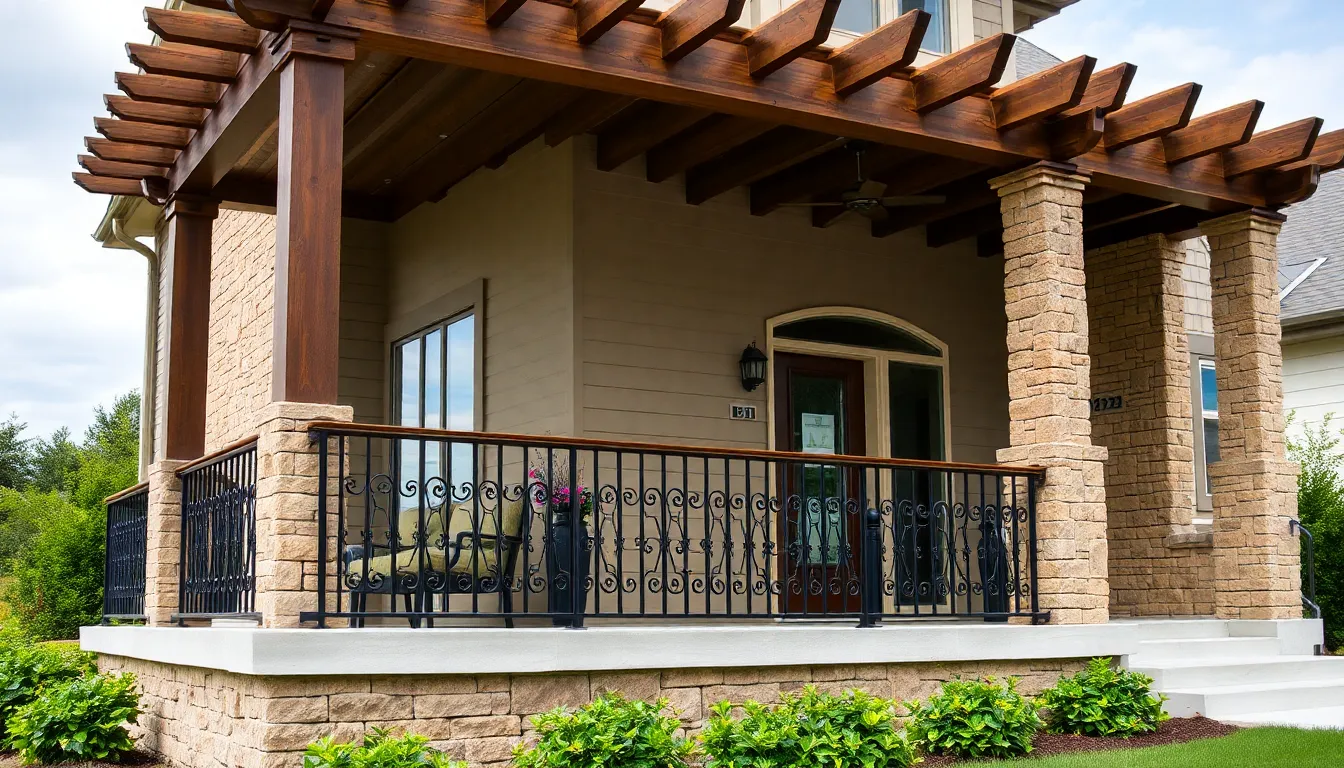 25 Split Level Front Porch Ideas That Will Transform Your Home's Curb Appeal 12 25 Split Level Front Porch Ideas That Will Transform Your Home's Curb Appeal 11