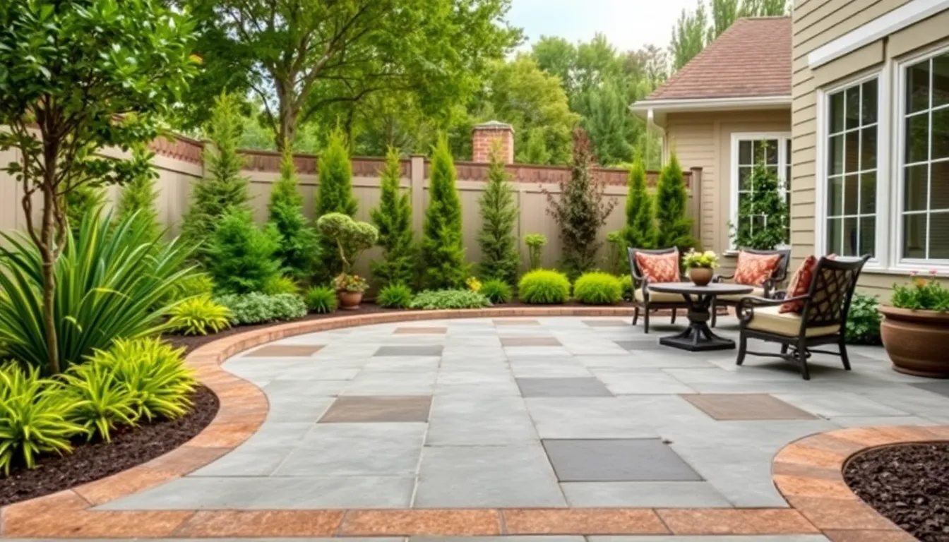 20 Stunning Stamped Concrete Patio Ideas That'll Transform Your Backyard on a Budget 11