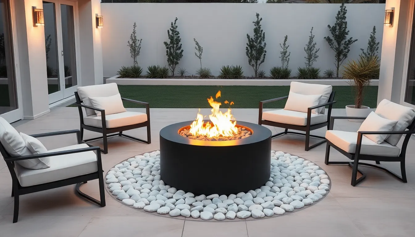 25 Stunning Black and White Patio Ideas That Will Transform Your Outdoor Space 14 25 Stunning Black and White Patio Ideas That Will Transform Your Outdoor Space 13