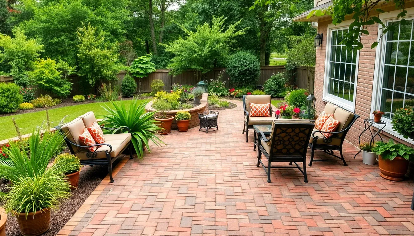 25 Stunning Brick Patio Ideas for Backyards That Will Transform Your Outdoor Space 14 25 Stunning Brick Patio Ideas for Backyards That Will Transform Your Outdoor Space 13