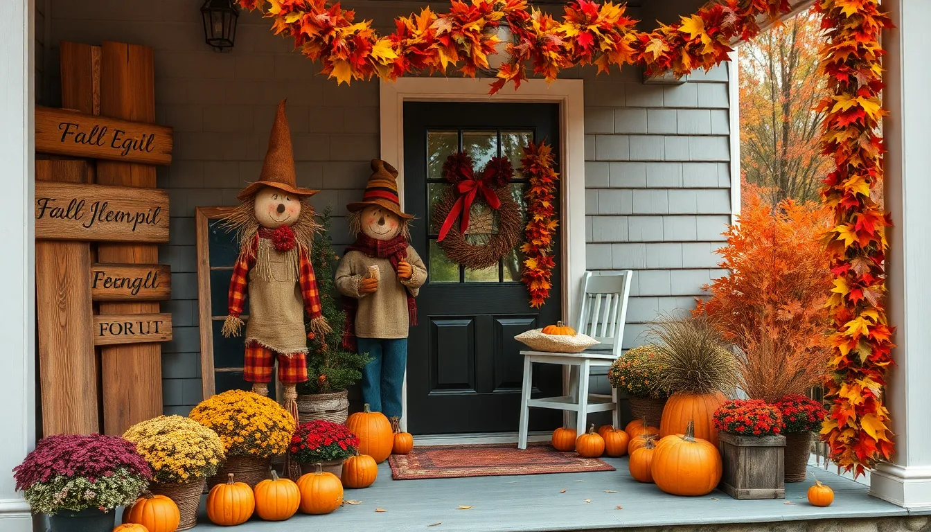 25 Cheap Fall Porch Decor Ideas That'll Transform Your Home for Under $20 14 25 Cheap Fall Porch Decor Ideas That'll Transform Your Home for Under $20 13