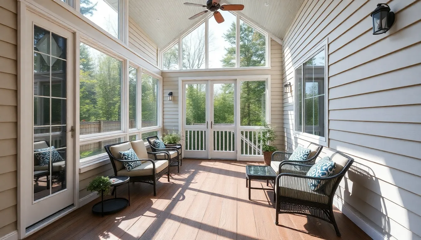 25 Closed In Back Porch Ideas to Transform Your Space Into a Year-Round Retreat 14 25 Closed In Back Porch Ideas to Transform Your Space Into a Year-Round Retreat 13