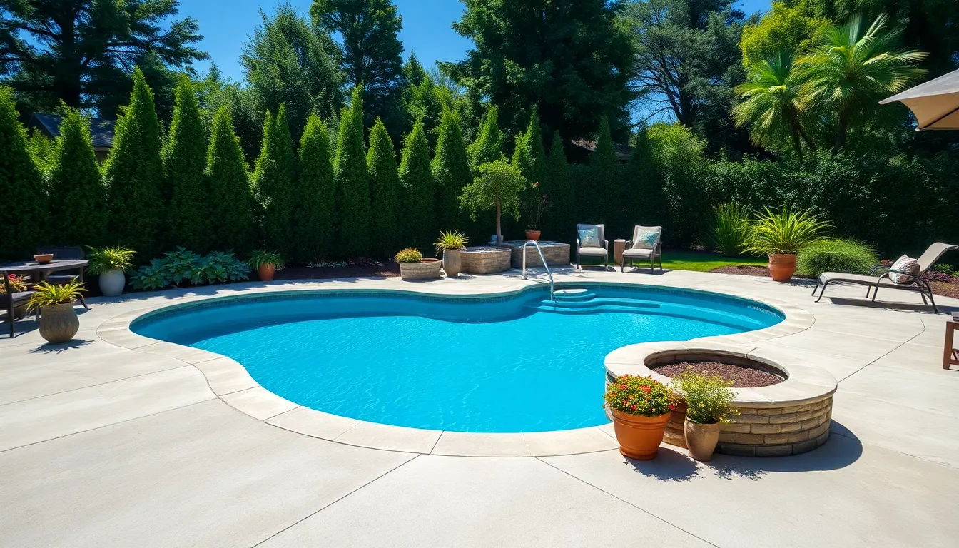15 Stunning Concrete Pool Deck Ideas That Transform Your Backyard (2025 Guide) 14 15 Stunning Concrete Pool Deck Ideas That Transform Your Backyard (2025 Guide) 13
